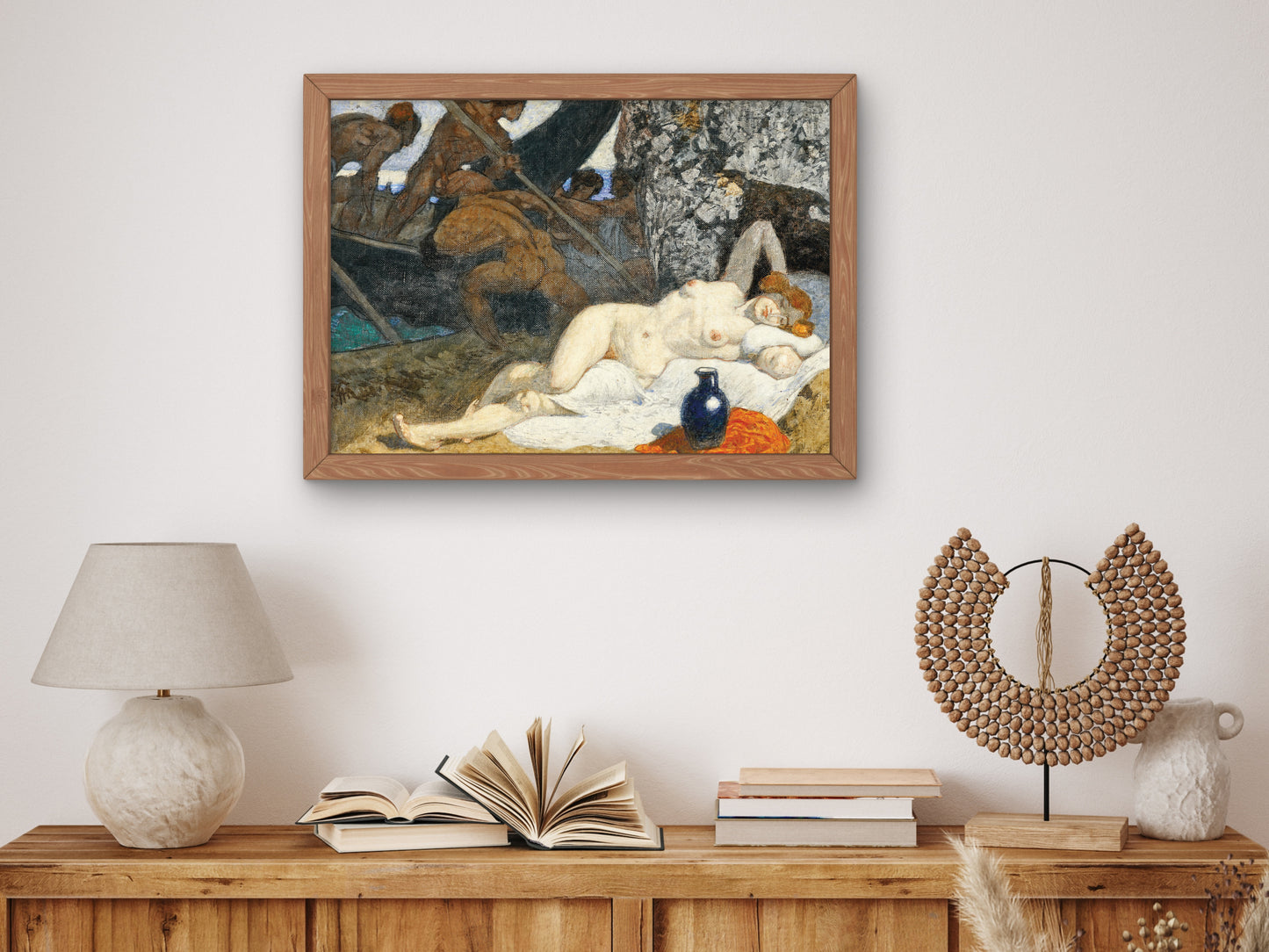 Ariadne on Naxos by Alexander Rothaug, Wall Art Print, Fine Art Reproduction, Museum Quality Decor, Poster