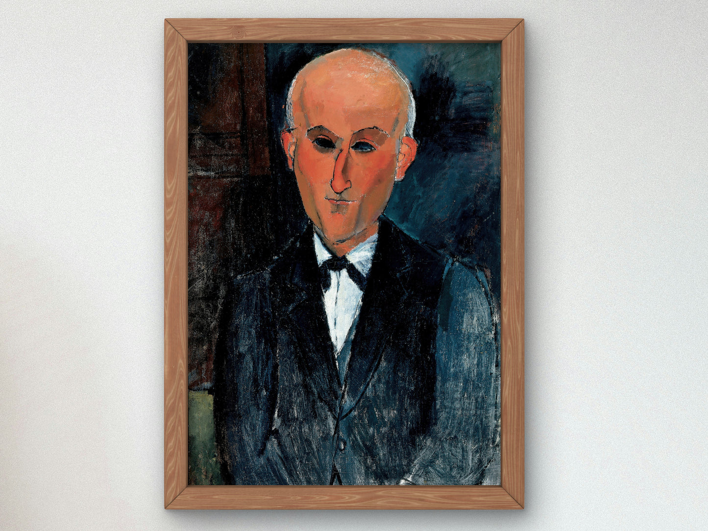 Max Jacob by Amedeo Modigliani 1911, Wall Art Print, Fine Art Reproduction, Museum Quality Decor, Poster