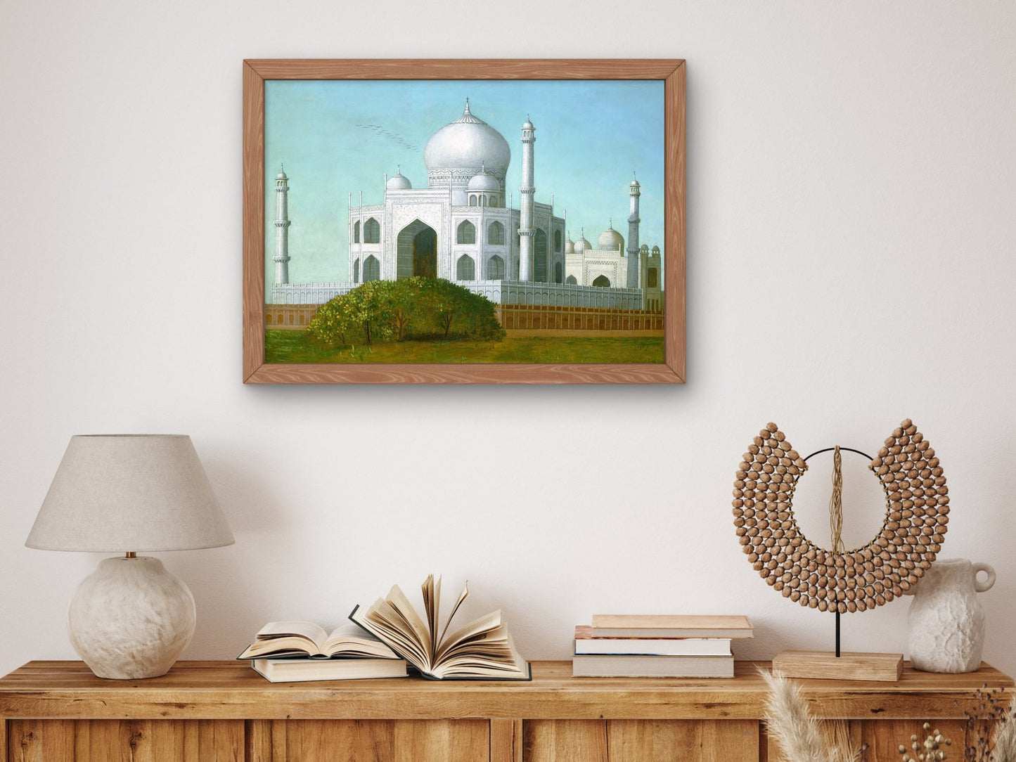 The Taj Mahal by Erastus Salisbury Field, Wall Art Print, Fine Art Reproduction, Museum Quality Decor, Poster