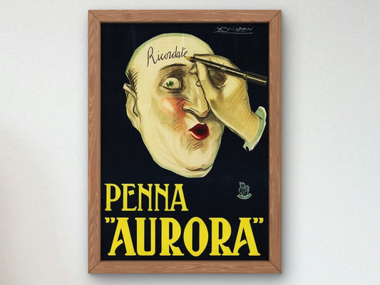 Aurora by Achille Mauzan 1922, Wall Art Print, Fine Art Reproduction, Museum Quality Decor, Poster