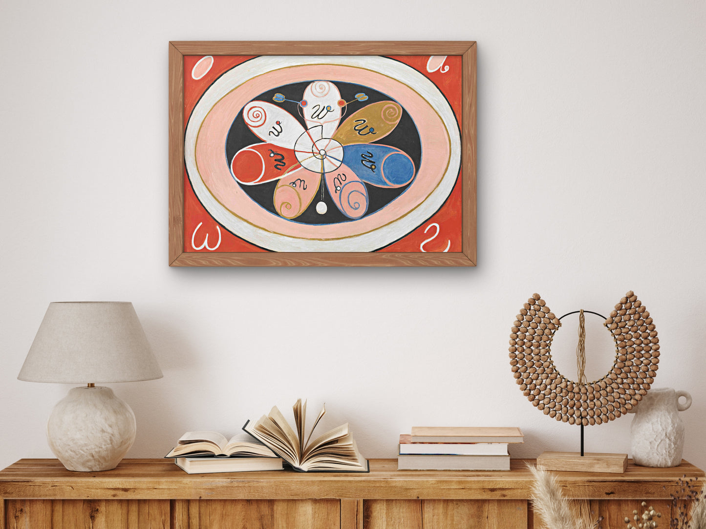 Evolution No. 15 Group IV The Seven Pointed Stars by Hilma af Klint 1907, Wall Art Print, Fine Art Reproduction, Museum Quality Decor