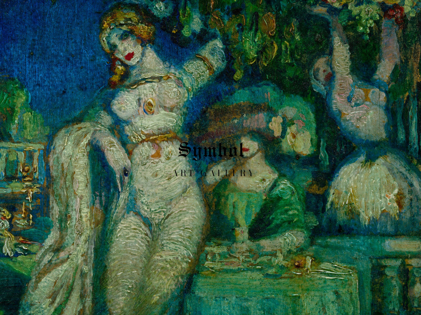 The Feast by Federico Beltrán Massés, Wall Art Print, Fine Art Reproduction, Museum Quality Decor, Poster