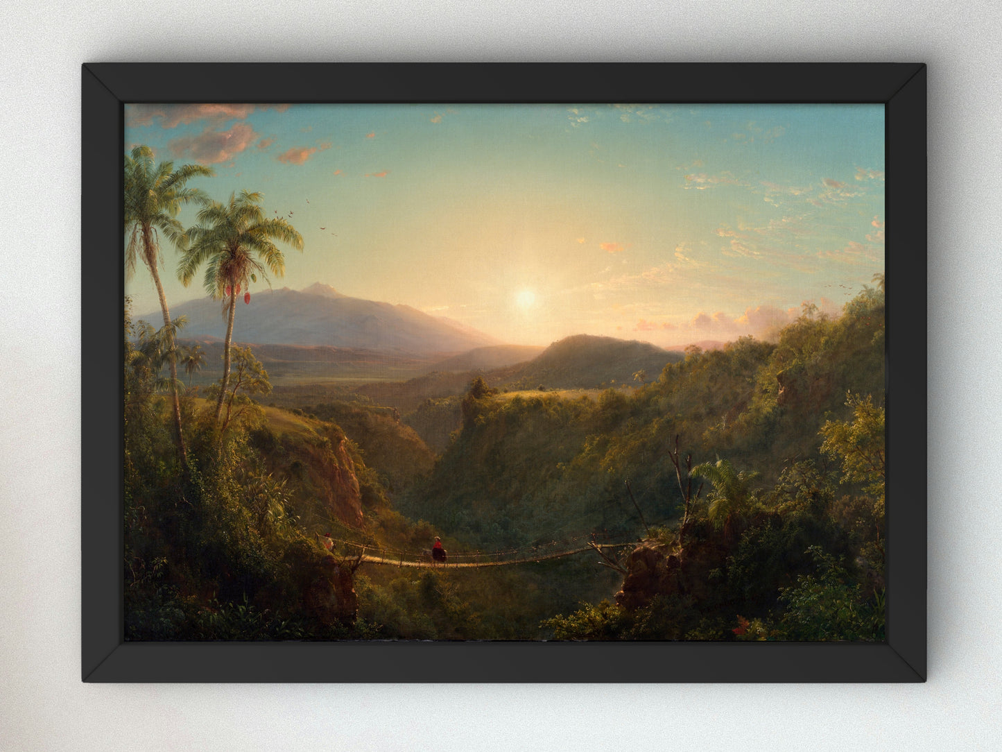 Pichincha by Frederic Edwin Church 1857, Wall Art Print, Fine Art Reproduction, Museum Quality Decor, Poster