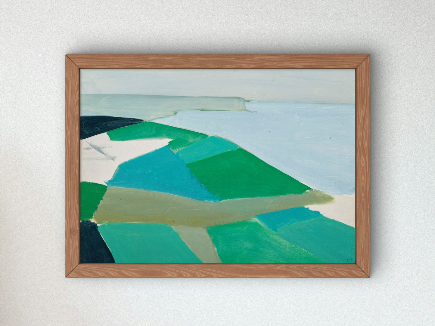 Cap Blanc Nez by Nicolas de Staël 1954, Wall Art Print, Fine Art Reproduction, Museum Quality Decor, Poster