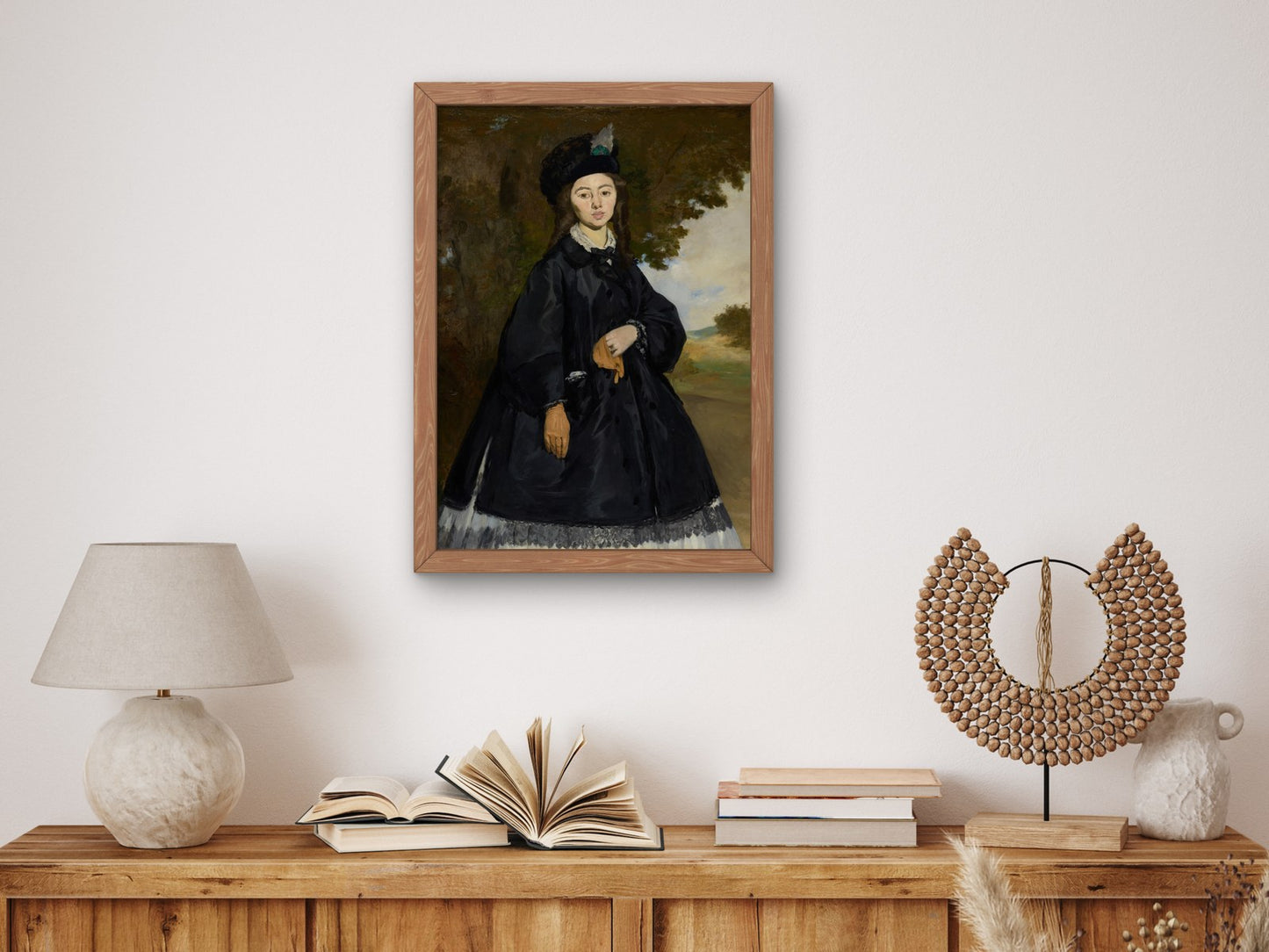 Portrait of Madame Brunet by Édouard Manet 1861, Wall Art Print, Fine Art Reproduction, Museum Quality Decor, Poster