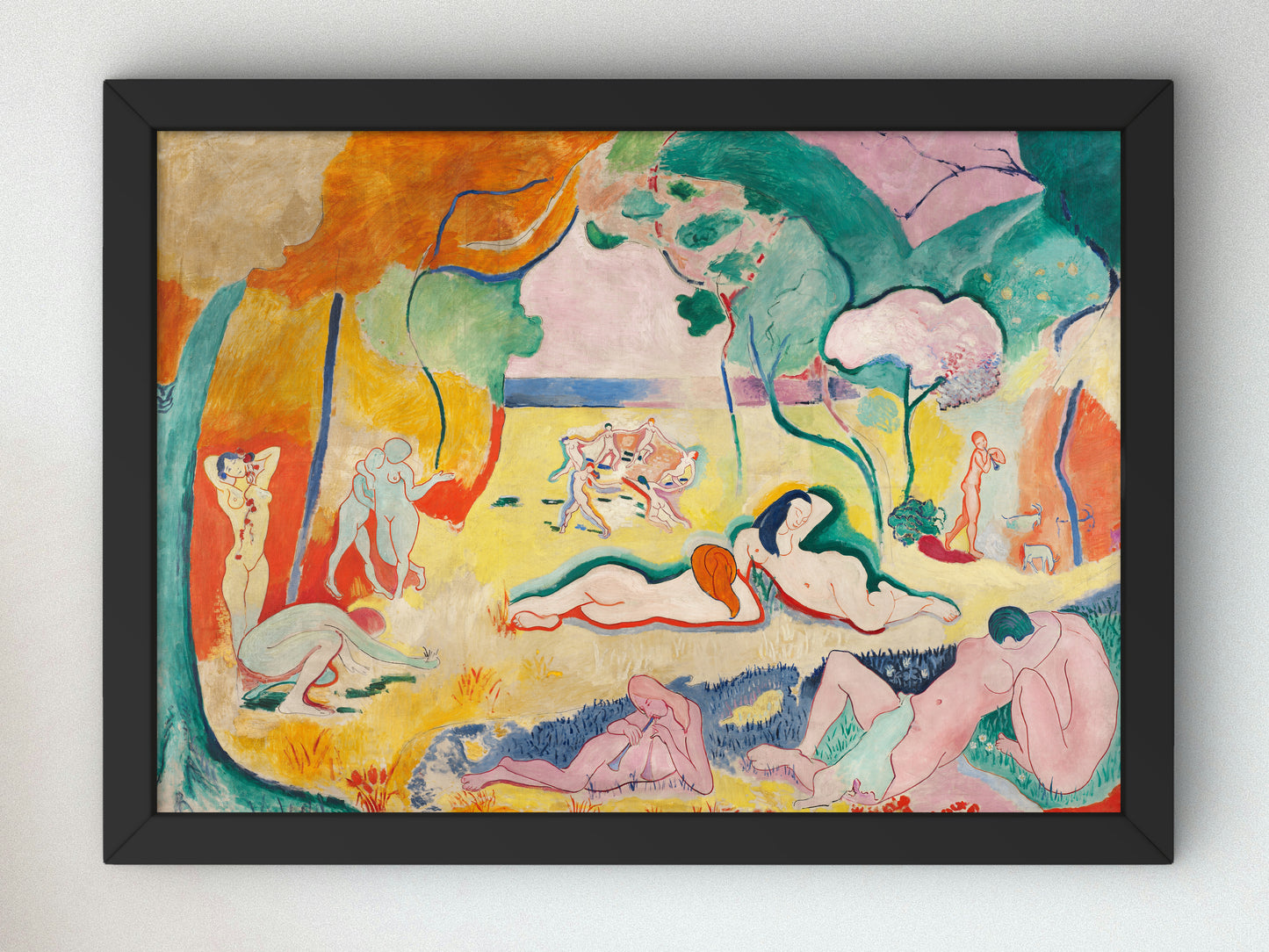 The Joy of Life by Henri Matisse 1906, Wall Art Print, Fine Art Reproduction, Museum Quality Decor, Poster