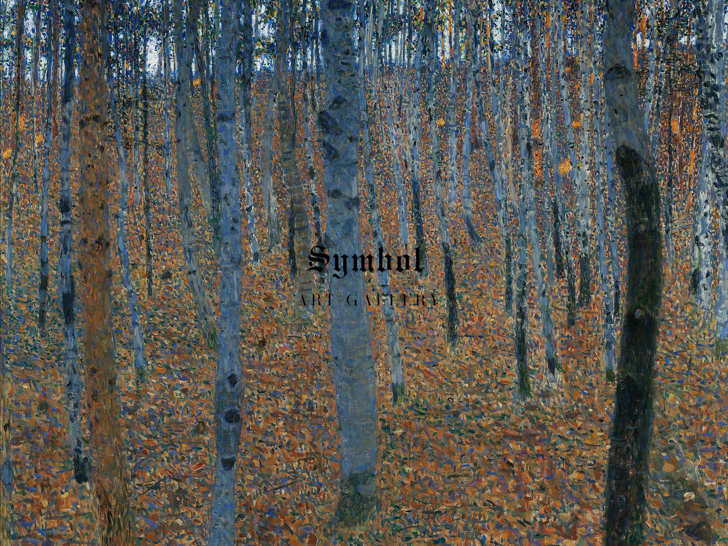 Beech Grove I by Gustav Klimt 1902, Wall Art Print, Fine Art Reproduction, Museum Quality Decor, Poster