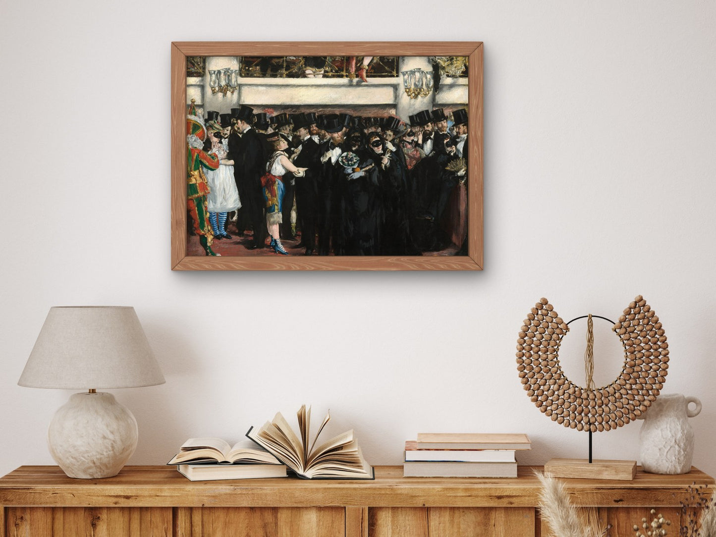 Masked Ball at the Opera by Édouard Manet 1873, Wall Art Print, Fine Art Reproduction, Museum Quality Decor, Poster