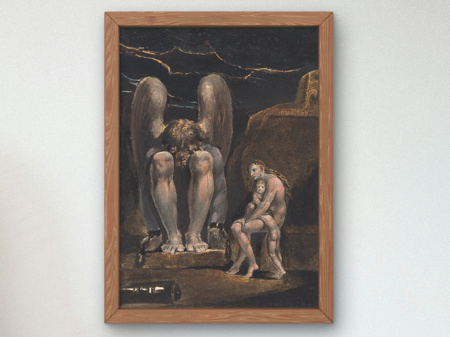 America a Prophecy by William Blake 1793, Wall Art Print, Fine Art Reproduction, Museum Quality Decor, Poster