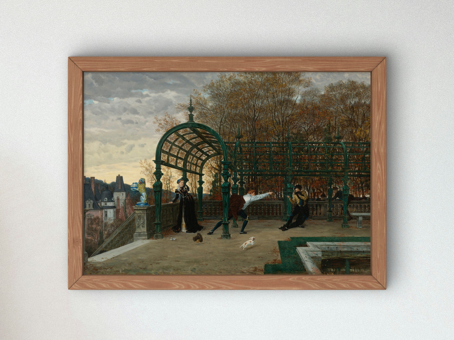 The Attempted Abduction by James Tissot 1865, Wall Art Print, Fine Art Reproduction, Museum Quality Decor, Poster