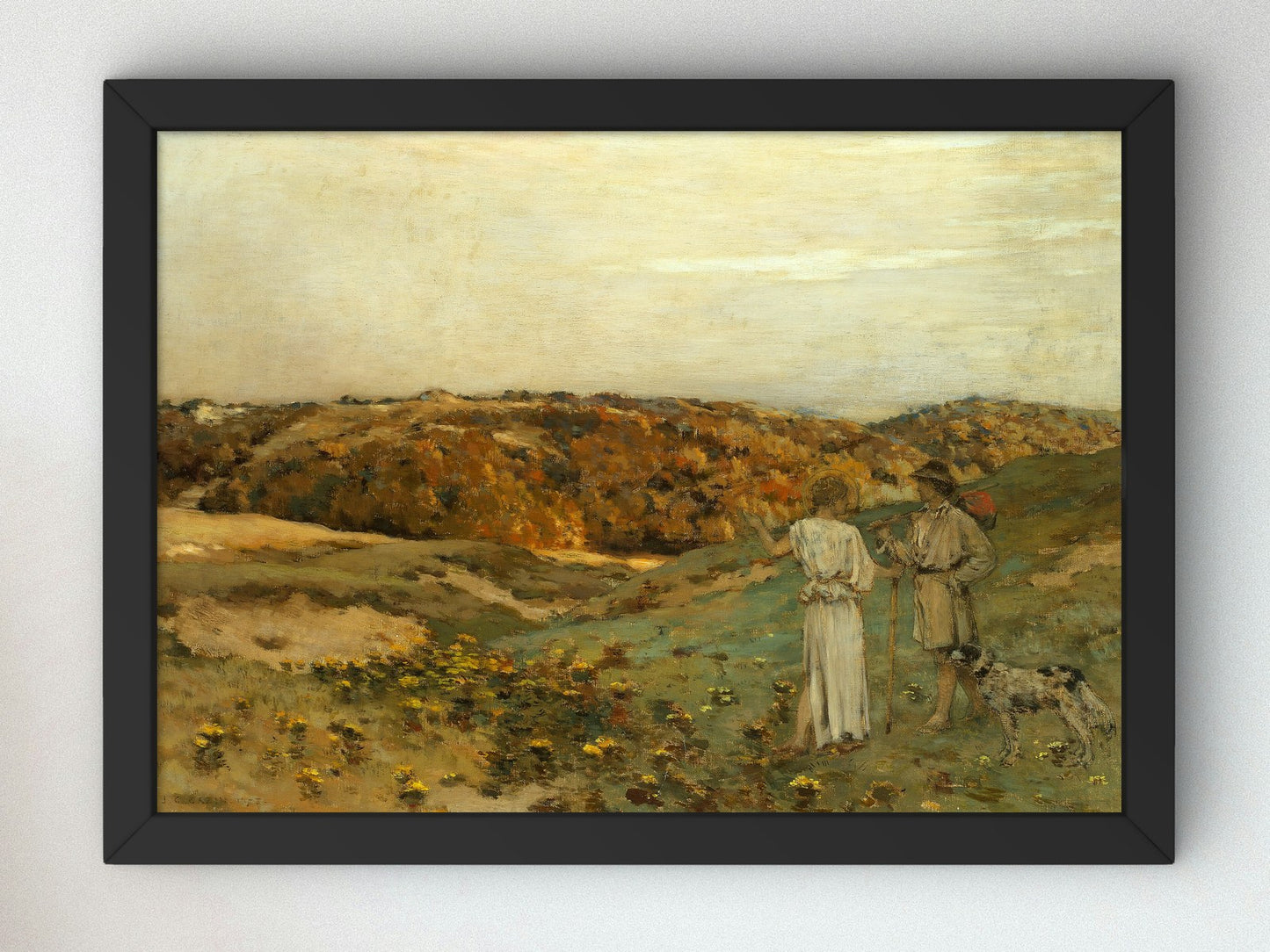 Tobias and the Angel by Jean Charles Cazin 1878, Wall Art Print, Fine Art Reproduction, Museum Quality Decor, Poster