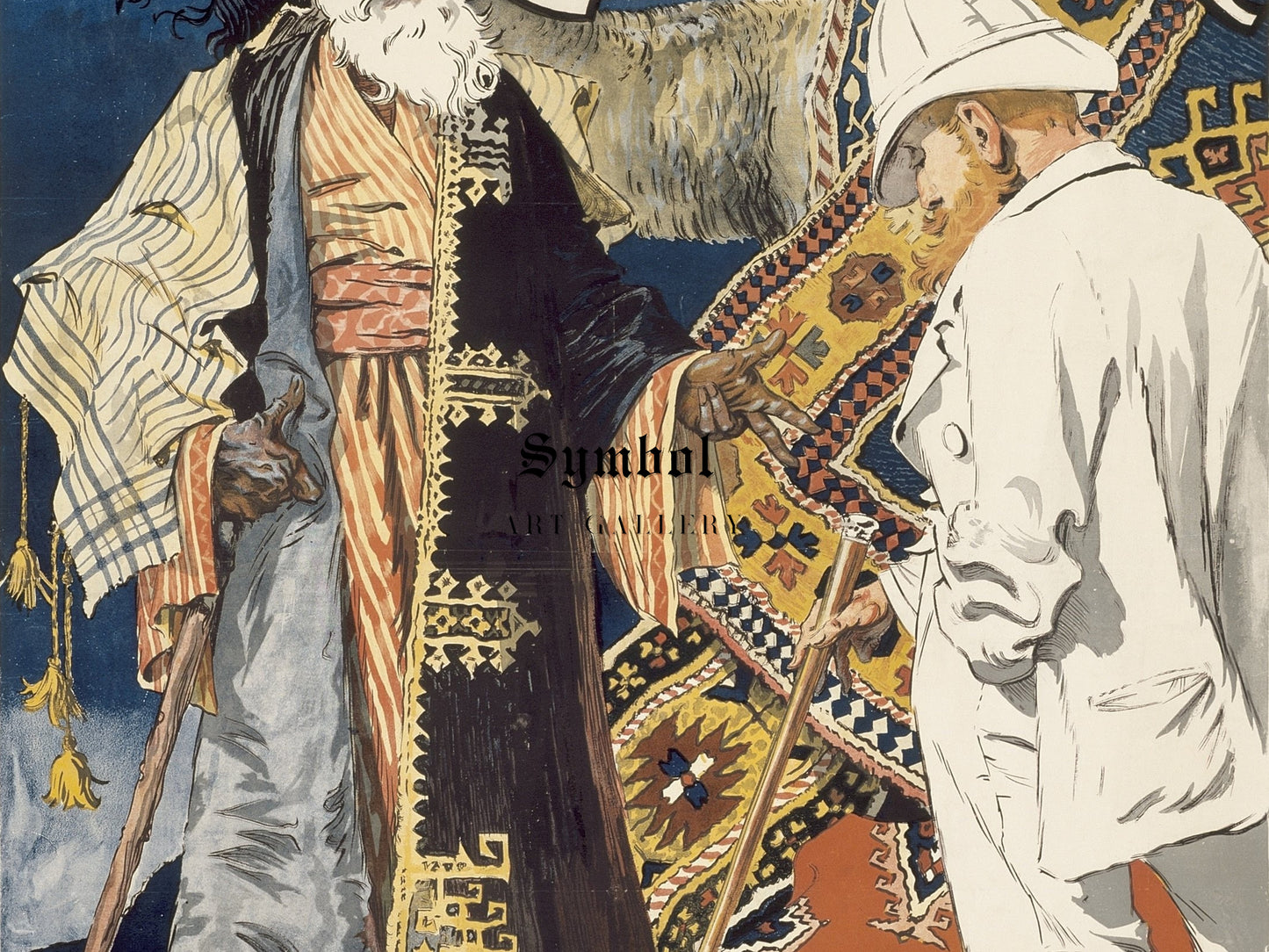A la Place Clichy by Eugène Grasset 1891, Wall Art Print, Fine Art Reproduction, Museum Quality Decor, Poster