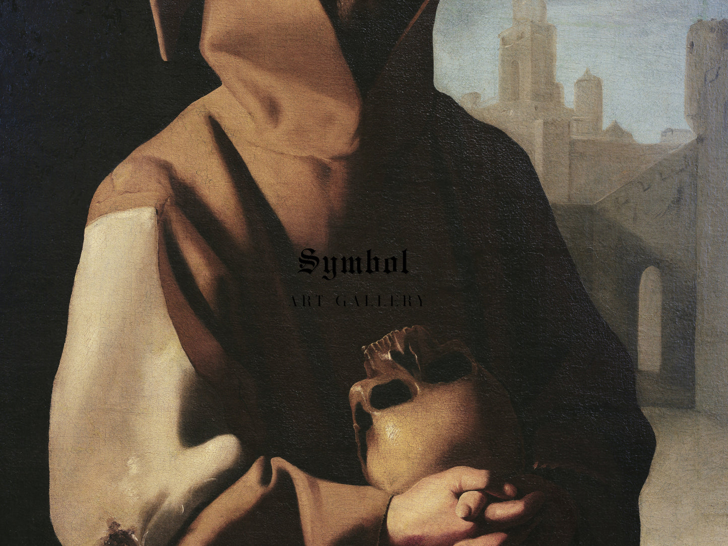 Saint Francis of Assisi in Ecstasy by Francisco de Zurbarán 1638, Wall Art Print, Fine Art Reproduction, Museum Quality Decor, Poster