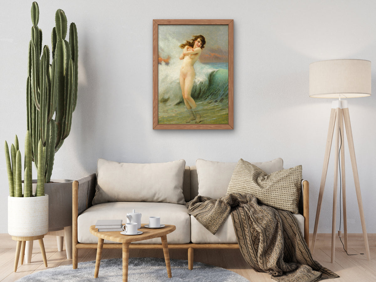 The Wave by Guillaume Seignac, Wall Art Print, Fine Art Reproduction, Museum Quality Decor, Poster
