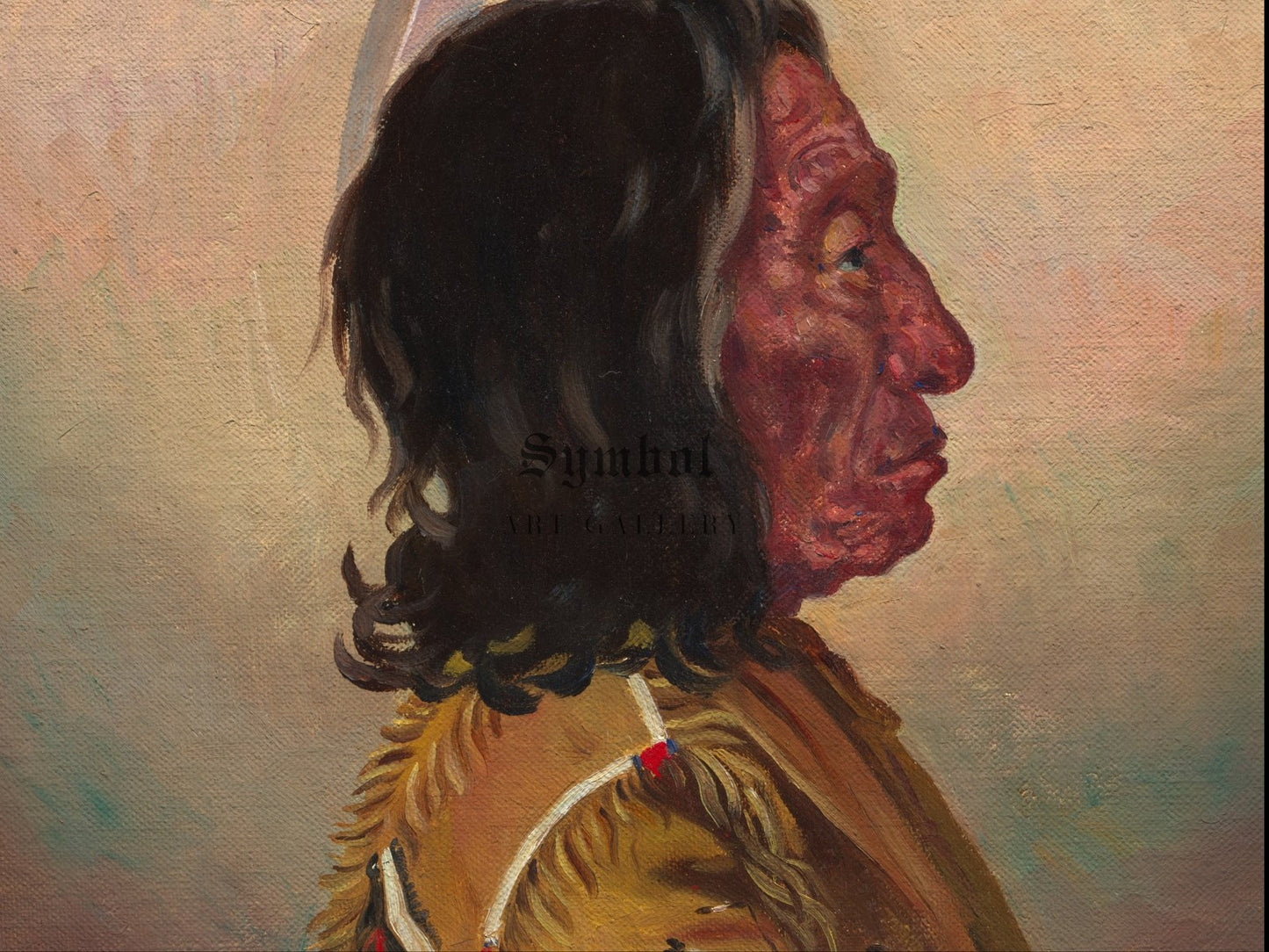 Red Cloud Makhpiya luta by Elbridge Ayer Burbank 1910, Wall Art Print, Fine Art Reproduction, Museum Quality Decor, Poster