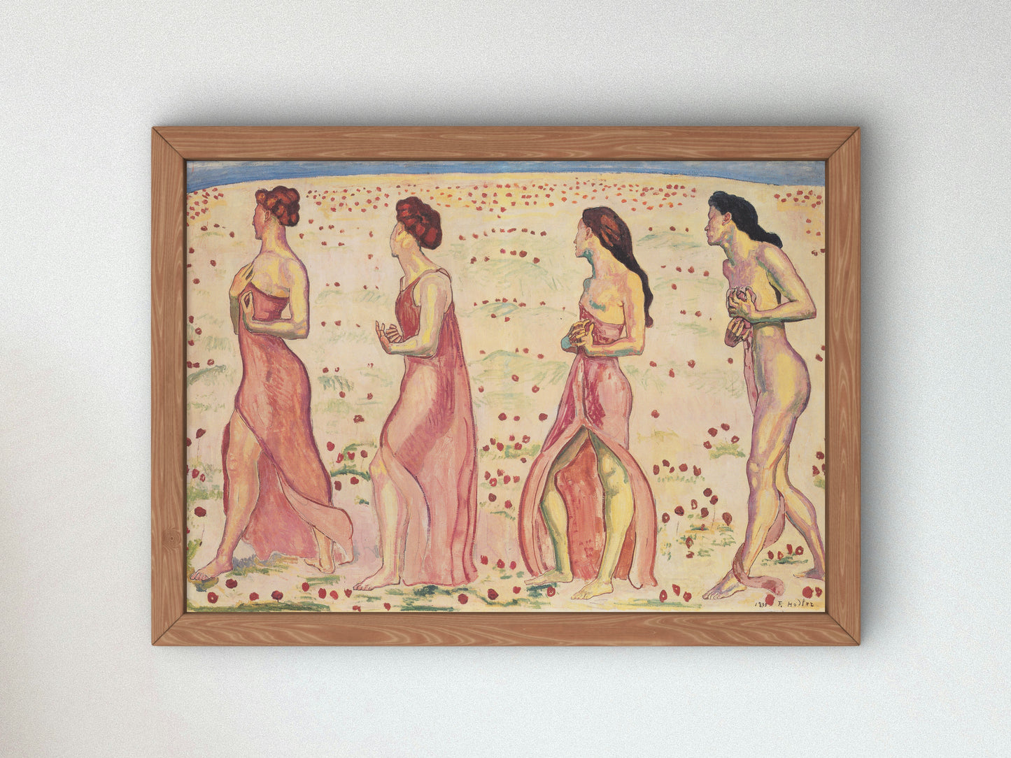 The Feeling by Ferdinand Hodler 1901, Wall Art Print, Fine Art Reproduction, Museum Quality Decor, Poster