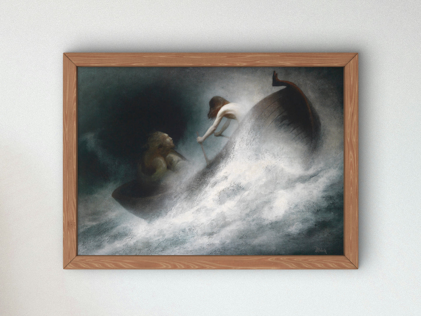 Towards Salvation by Karl Wilhelm Diefenbach, Wall Art Print, Fine Art Reproduction, Museum Quality Decor, Poster