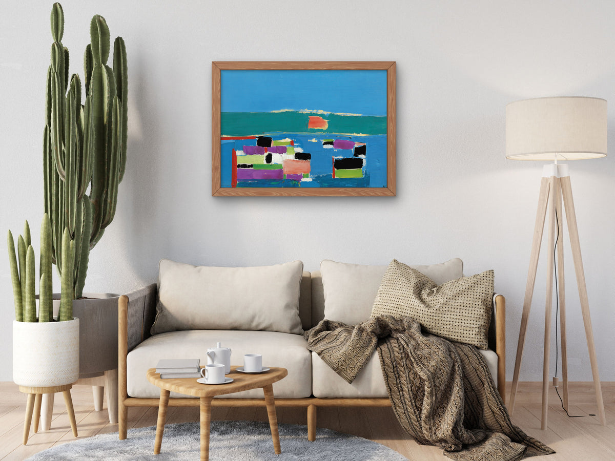 La Ciotat by Nicolas de Staël 1952, Wall Art Print, Fine Art Reproduction, Museum Quality Decor, Poster