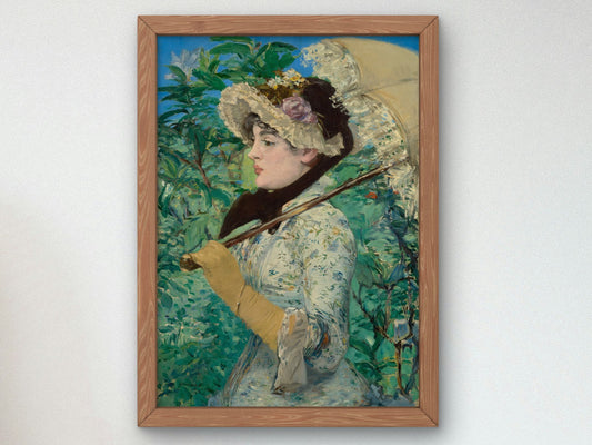 Jeanne by Édouard Manet 1881, Wall Art Print, Fine Art Reproduction, Museum Quality Decor, Poster