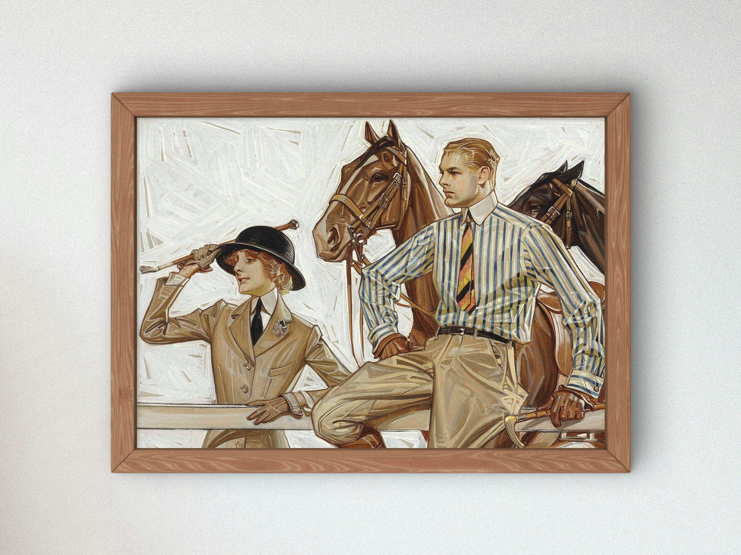 Arrow Collar Advertisement by Joseph Christian Leyendecker 1914, Wall Art Print, Fine Art Reproduction, Museum Quality Decor, Poster
