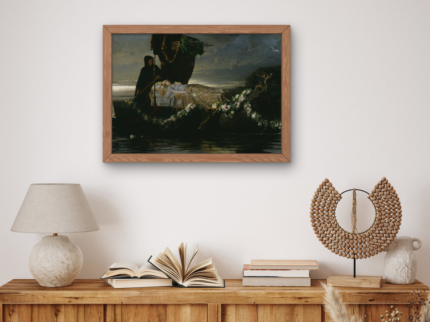 Elaine by Toby Edward Rosenthal 1874, Wall Art Print, Fine Art Reproduction, Museum Quality Decor, Poster