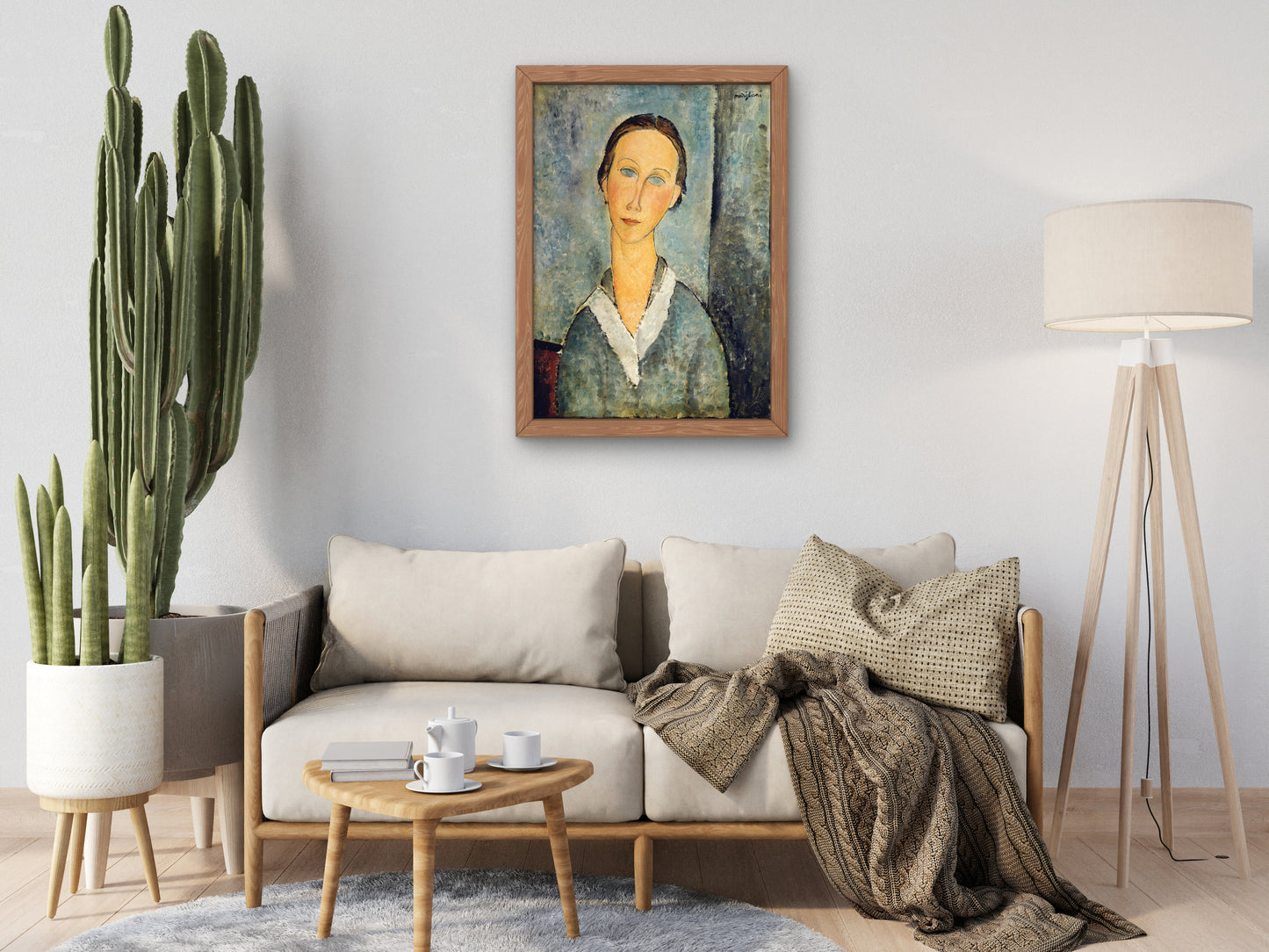 Girl in a Sailor's Blouse by Amedeo Modigliani 1918, Wall Art Print, Fine Art Reproduction, Museum Quality Decor, Poster