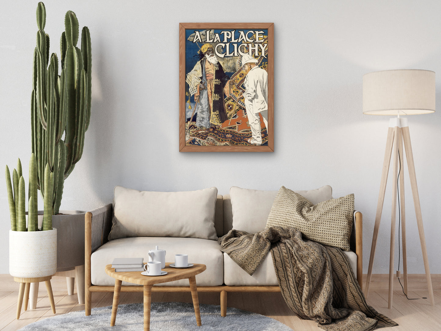 A la Place Clichy by Eugène Grasset 1891, Wall Art Print, Fine Art Reproduction, Museum Quality Decor, Poster
