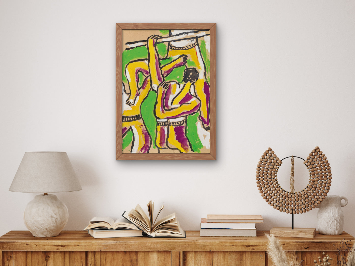 Acrobats by Fernand Léger 1950, Wall Art Print, Fine Art Reproduction, Museum Quality Decor, Poster