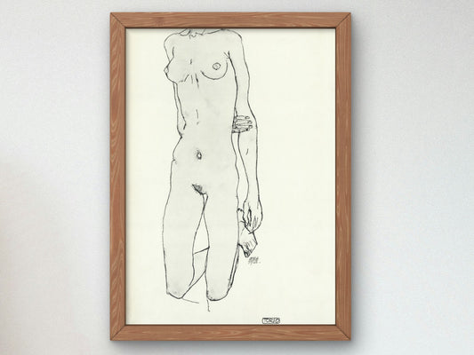 Zeichnungen IV by Egon Schiele 1913, Wall Art Print, Fine Art Reproduction, Museum Quality Decor, Poster