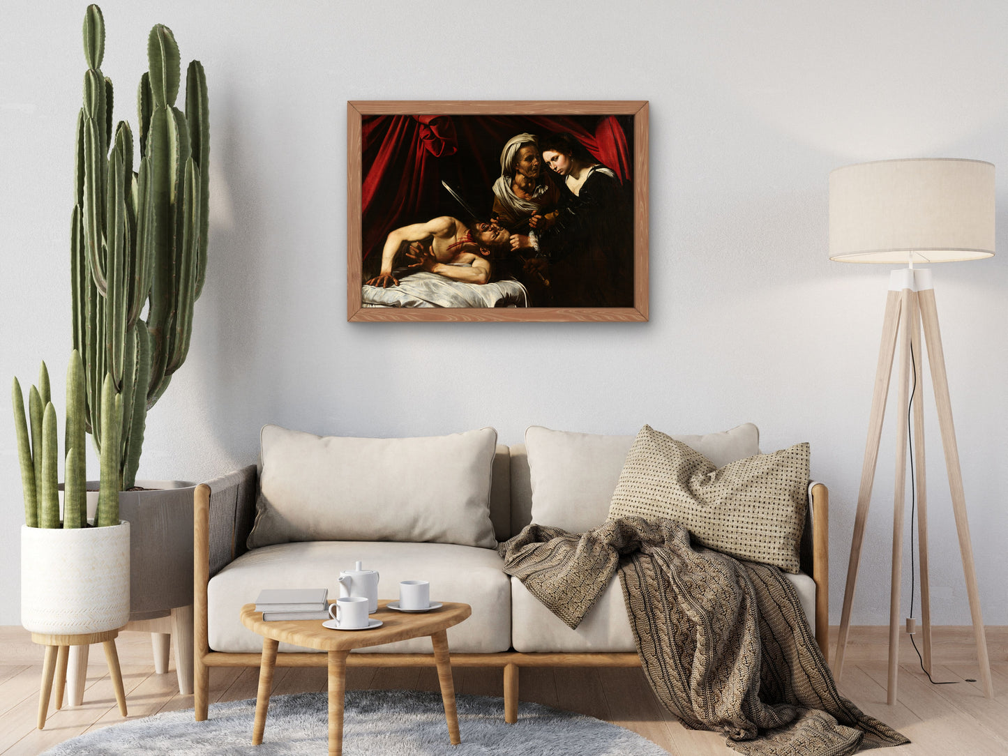 Judith Beheading Holofernes by Caravaggio 1598, Wall Art Print, Fine Art Reproduction, Museum Quality Decor, Poster