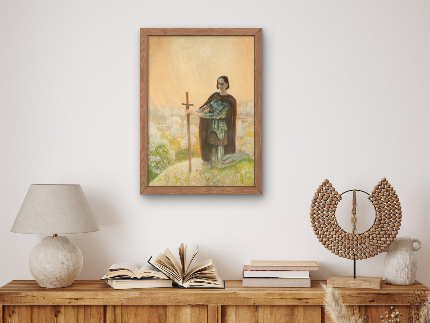 Prayer at the Battlefield by Kazimierz Stabrowski 1915, Wall Art Print, Fine Art Reproduction, Museum Quality Decor, Poster