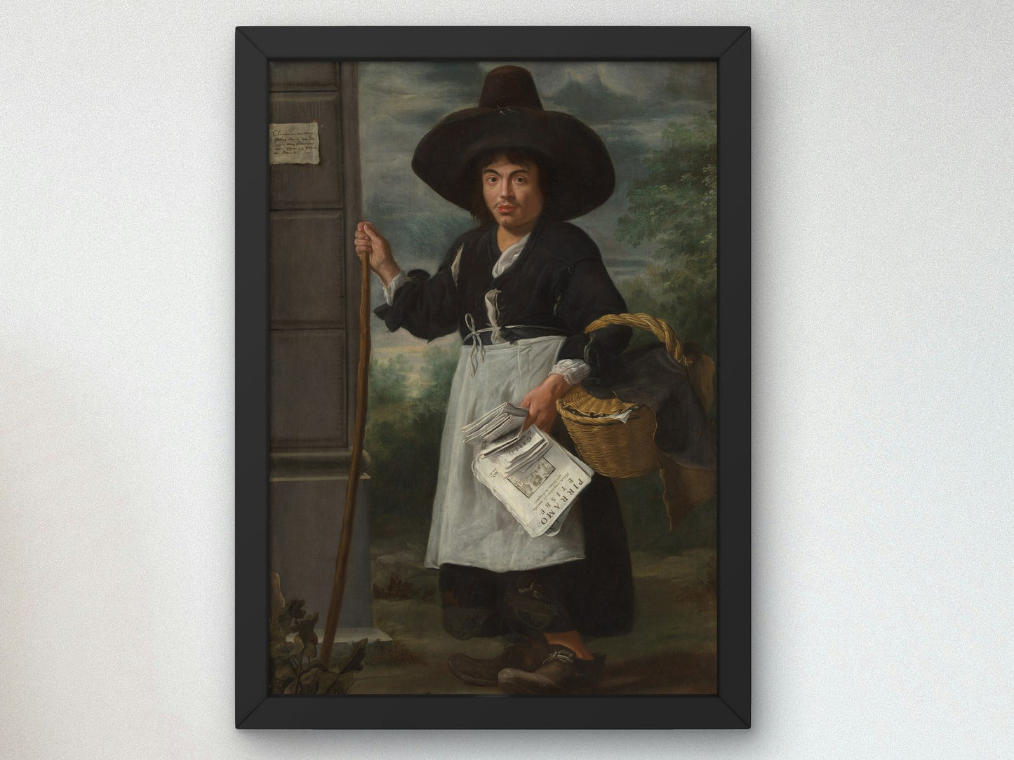 A Book Peddler by Master of the Canesso Peddler 1670, Wall Art Print, Fine Art Reproduction, Museum Quality Decor, Poster