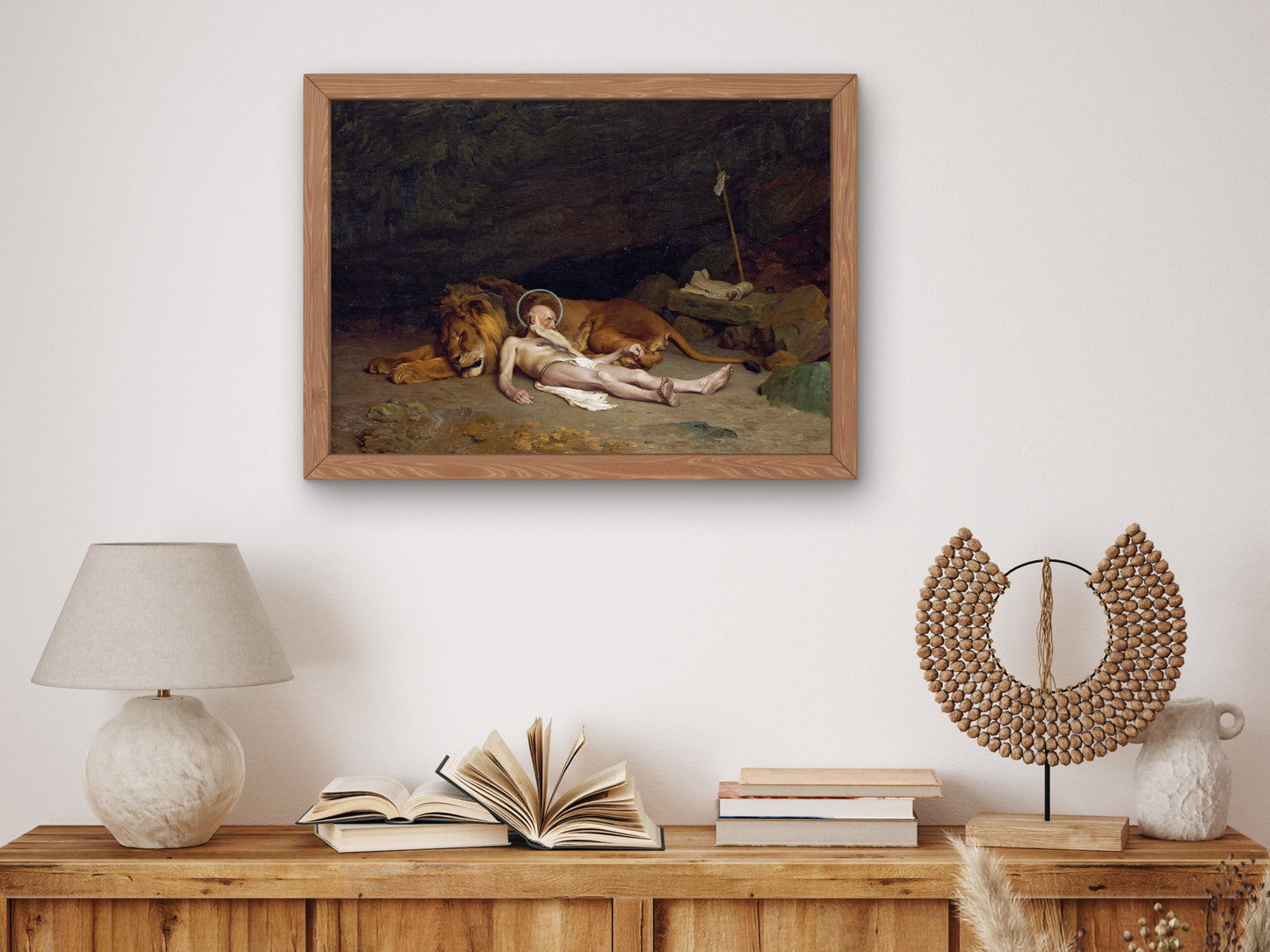 Saint Jerome by Jean Léon Gérôme 1874, Wall Art Print, Fine Art Reproduction, Museum Quality Decor, Poster