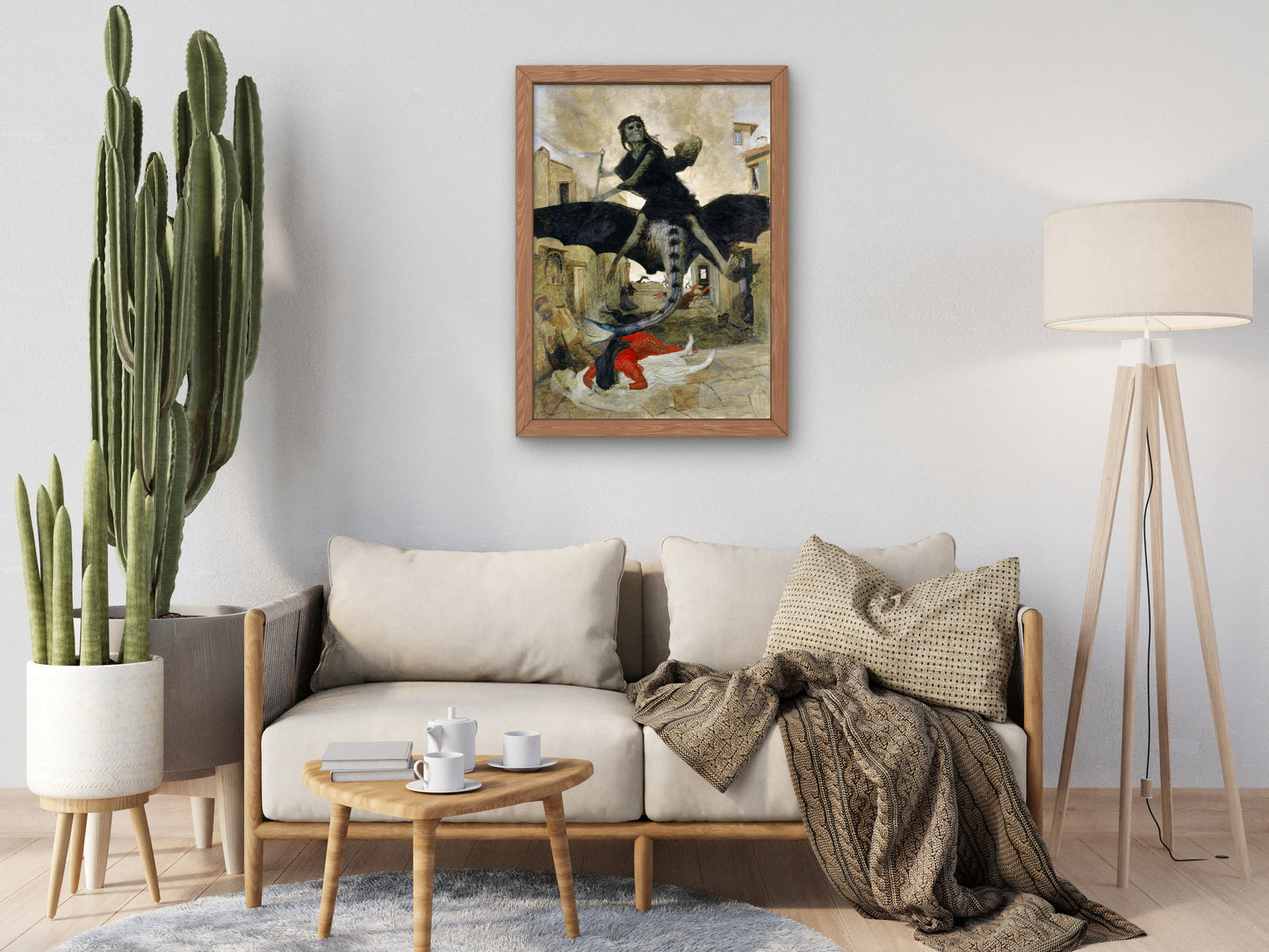 The Plague by Arnold Böcklin 1898, Wall Art Print, Fine Art Reproduction, Museum Quality Decor, Poster