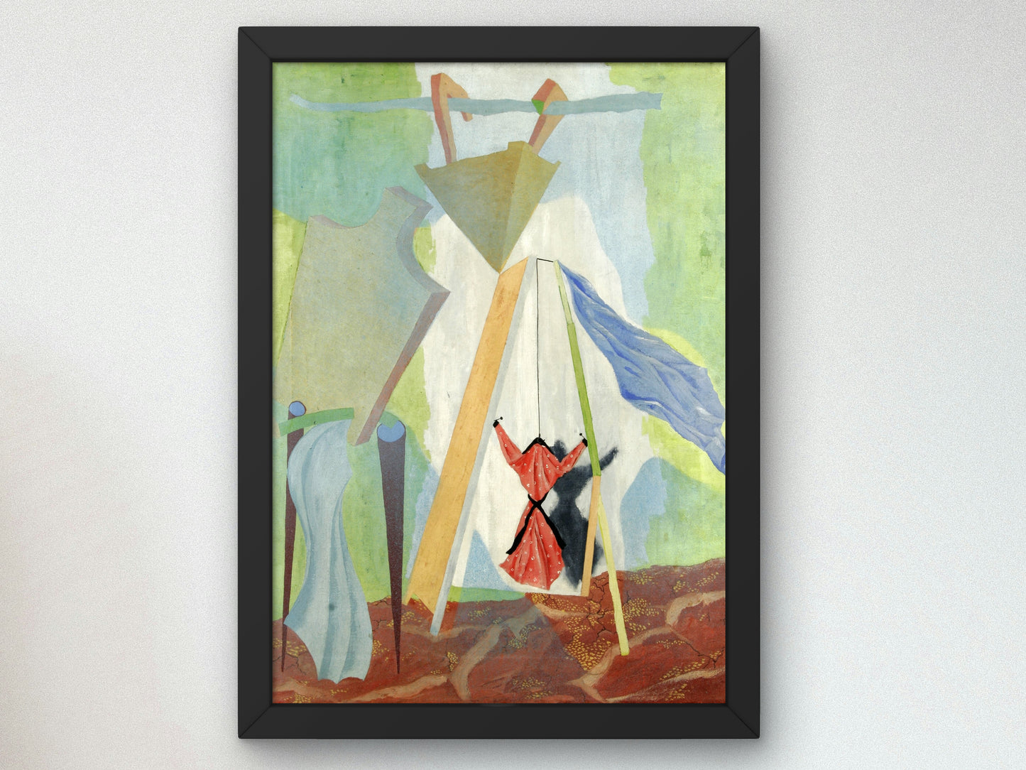 Composition by Jindřích Štyrský 1932, Wall Art Print, Fine Art Reproduction, Museum Quality Decor, Poster