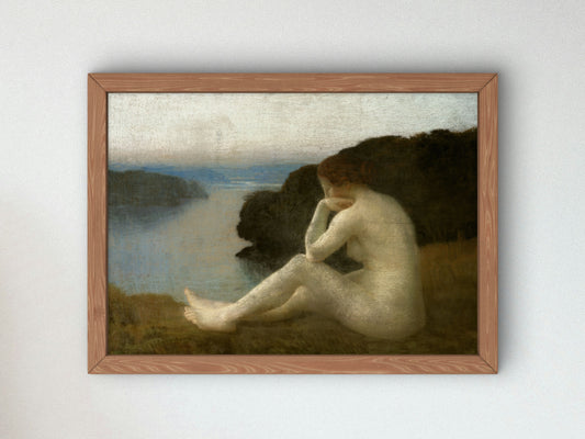 Evening Twilight by Émile René Ménard 1900, Wall Art Print, Fine Art Reproduction, Museum Quality Decor, Poster