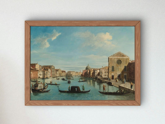 Grand Canal Venice by Canaletto 1735, Wall Art Print, Fine Art Reproduction, Museum Quality Decor, Poster