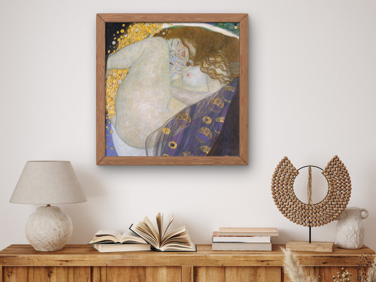 Danae by Gustav Klimt 1907, Wall Art Print, Fine Art Reproduction, Museum Quality Decor, Poster