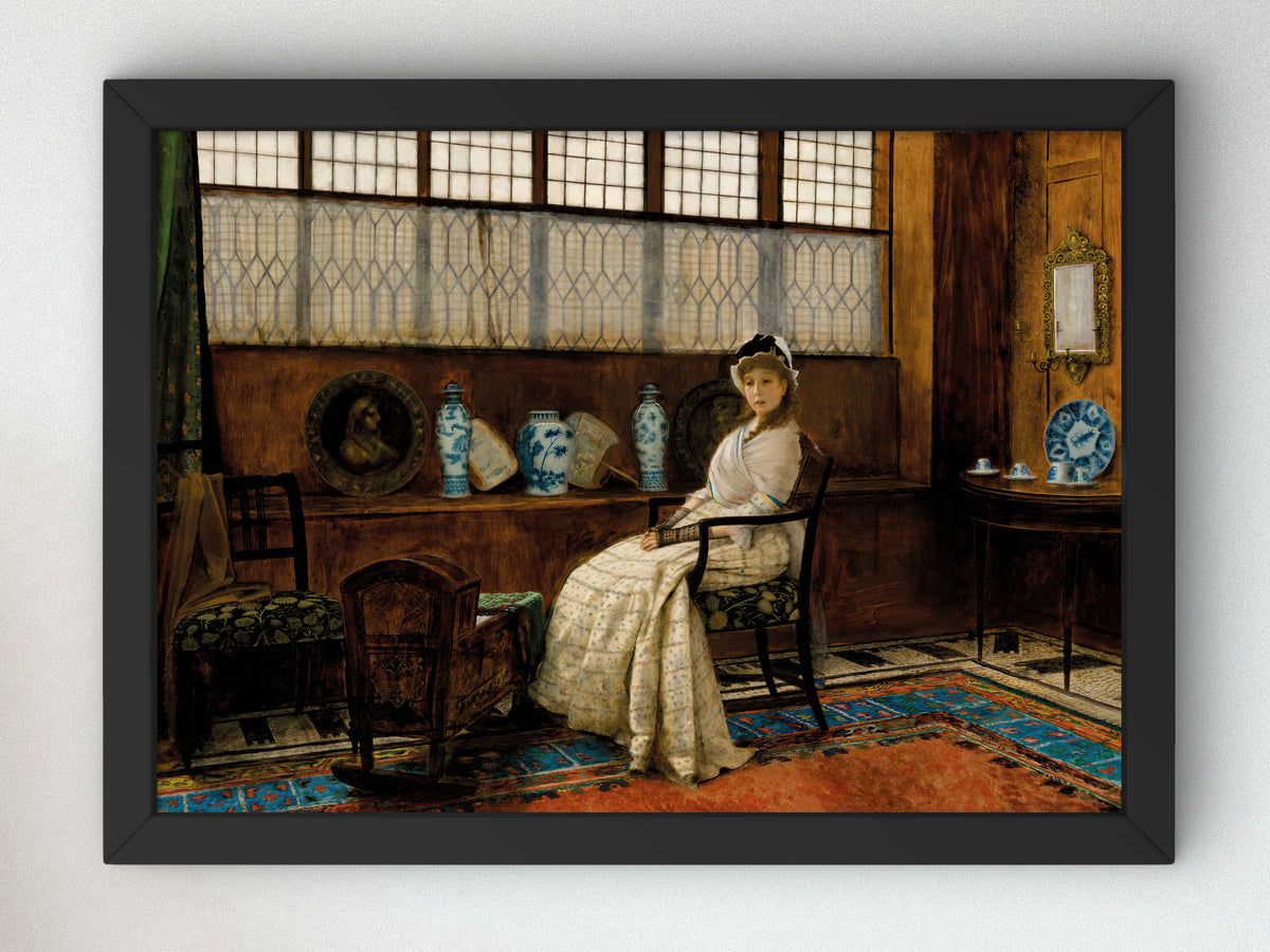 The Cradle Song by John Atkinson Grimshaw 1878, Wall Art Print, Fine Art Reproduction, Museum Quality Decor, Poster