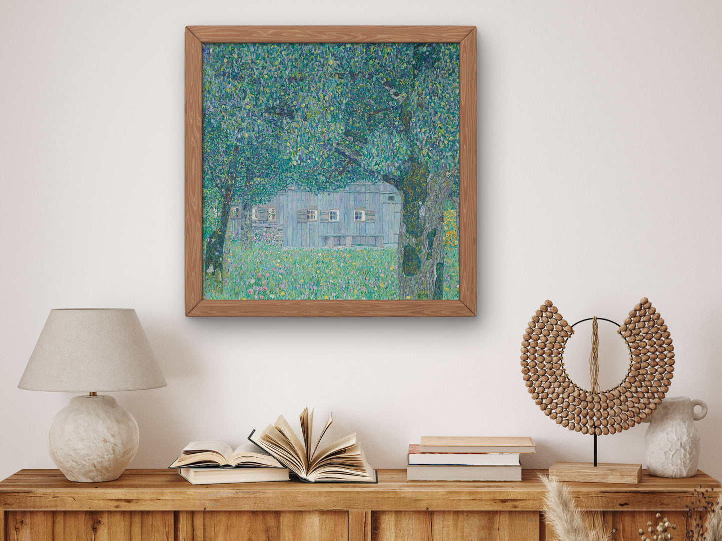 Farmhouse in Buchberg by Gustav Klimt 1911, Wall Art Print, Fine Art Reproduction, Museum Quality Decor, Poster
