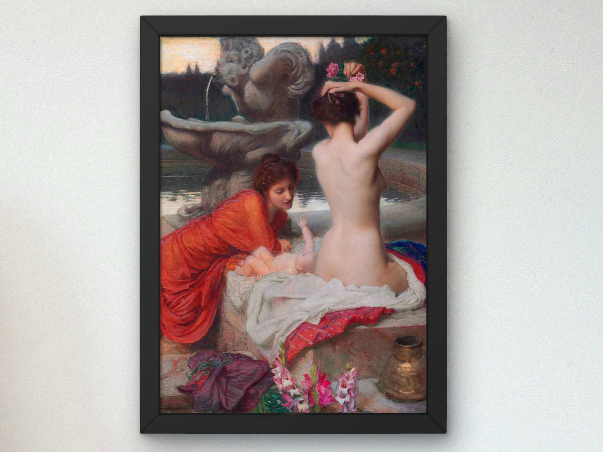 The Spring by George Spencer Watson 1900, Wall Art Print, Fine Art Reproduction, Museum Quality Decor, Poster