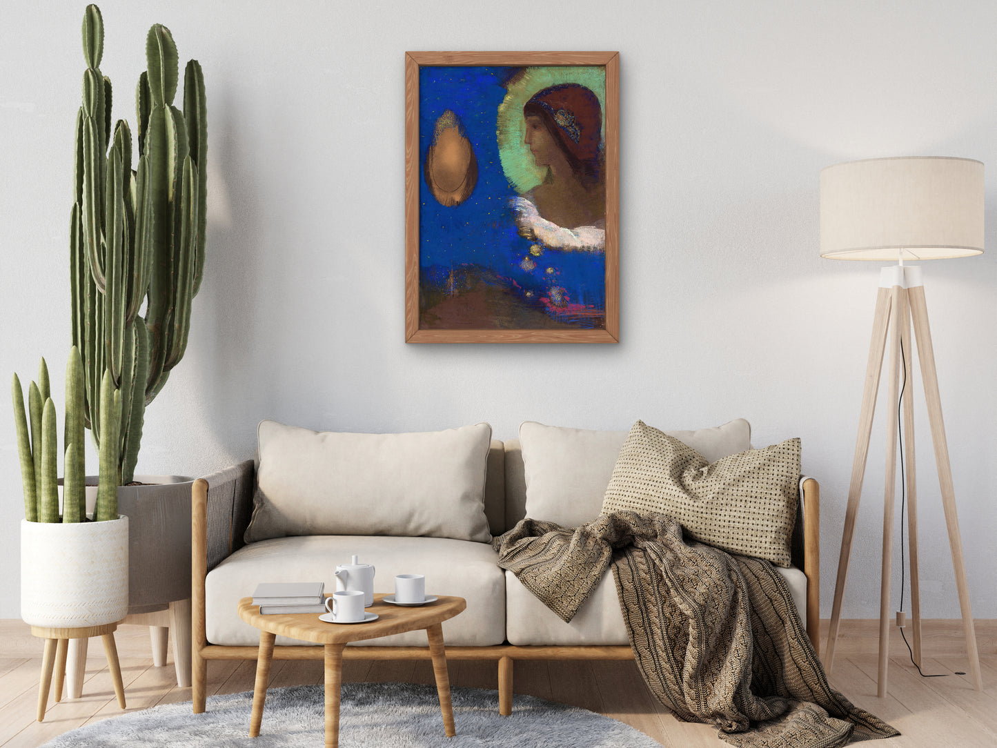Sita by Odilon Redon 1890, Wall Art Print, Fine Art Reproduction, Museum Quality Decor, Poster