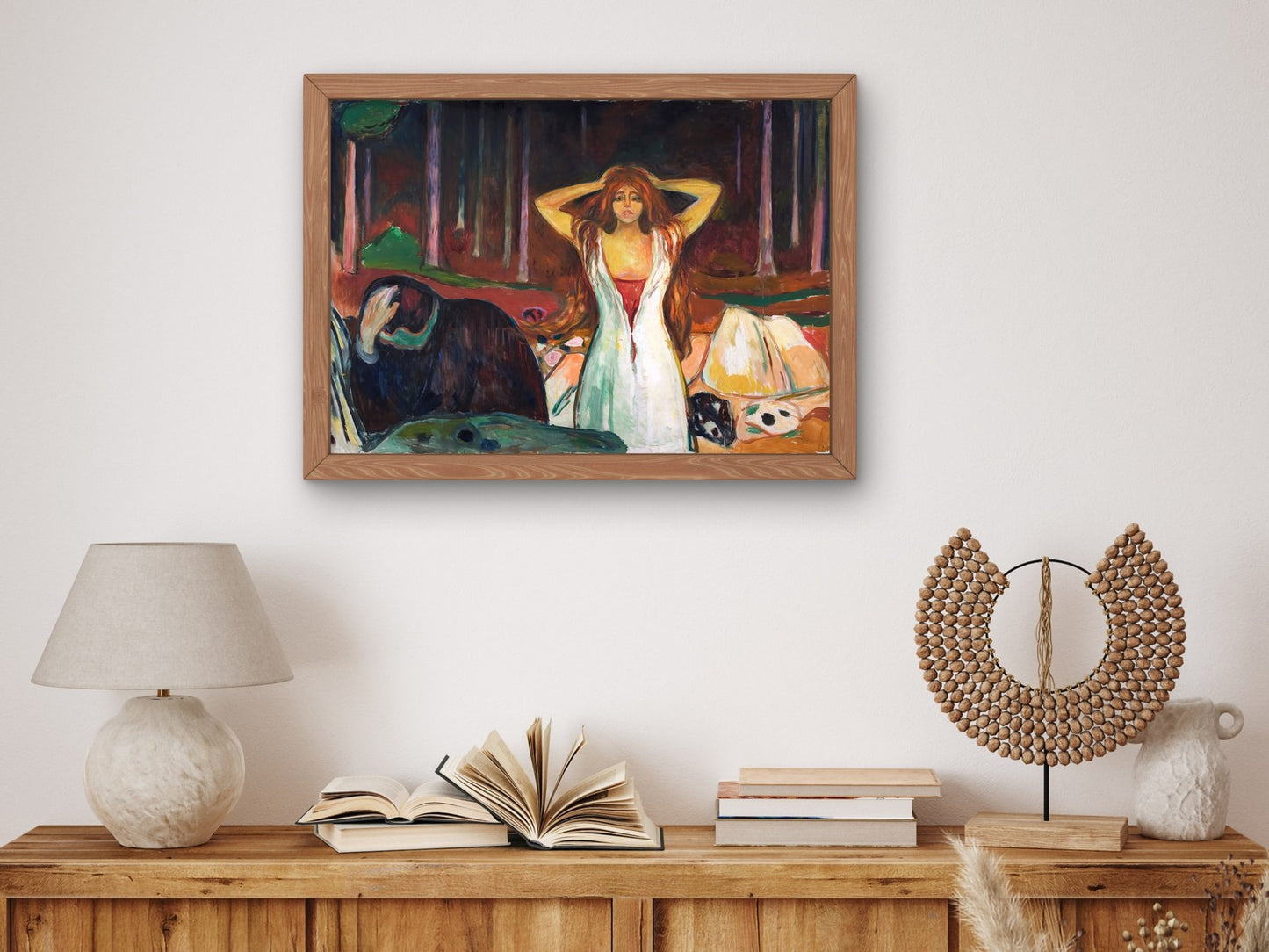 Ashes by Edvard Munch 1925, Wall Art Print, Fine Art Reproduction, Museum Quality Decor, Poster