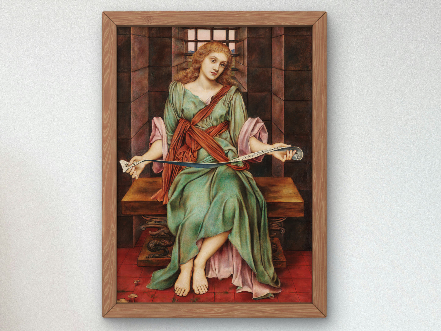 The Soul's Prison House by Evelyn De Morgan 1880, Wall Art Print, Fine Art Reproduction, Museum Quality Decor, Poster