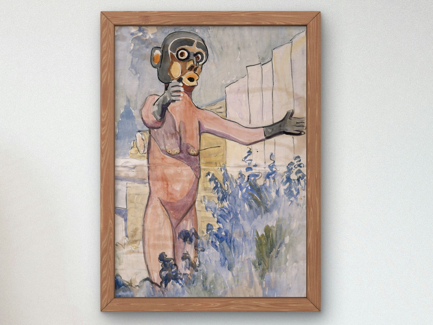D'Sonoqua by Emily Carr 1912, Wall Art Print, Fine Art Reproduction, Museum Quality Decor, Poster
