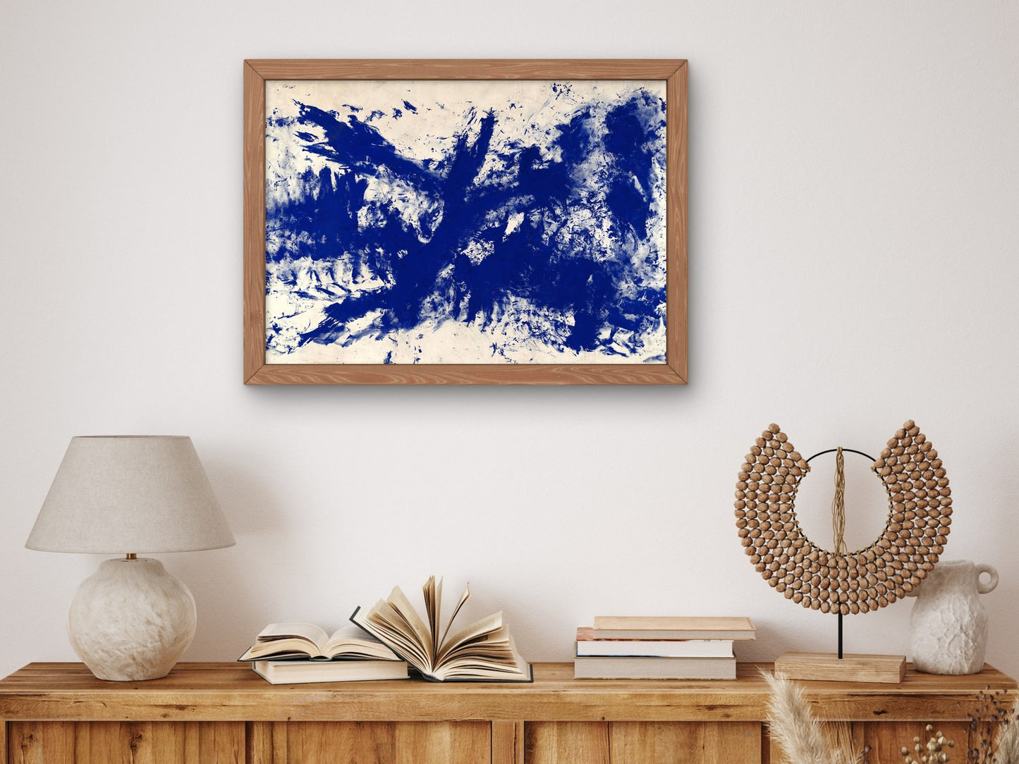 La grande Anthropométrie bleue ANT 105 by Yves Klein 1960, Wall Art Print, Fine Art Reproduction, Museum Quality Decor, Poster