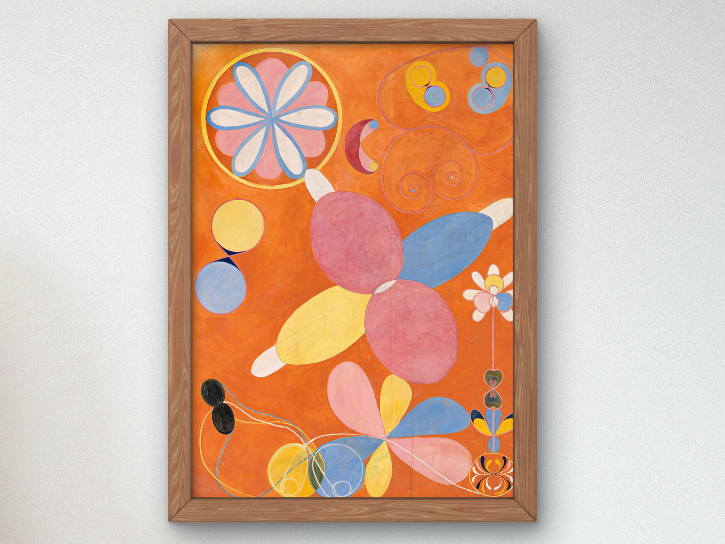 The Ten Largest No 4 Youth by Hilma af Klint 1907, Wall Art Print, Fine Art Reproduction, Museum Quality Decor, Poster