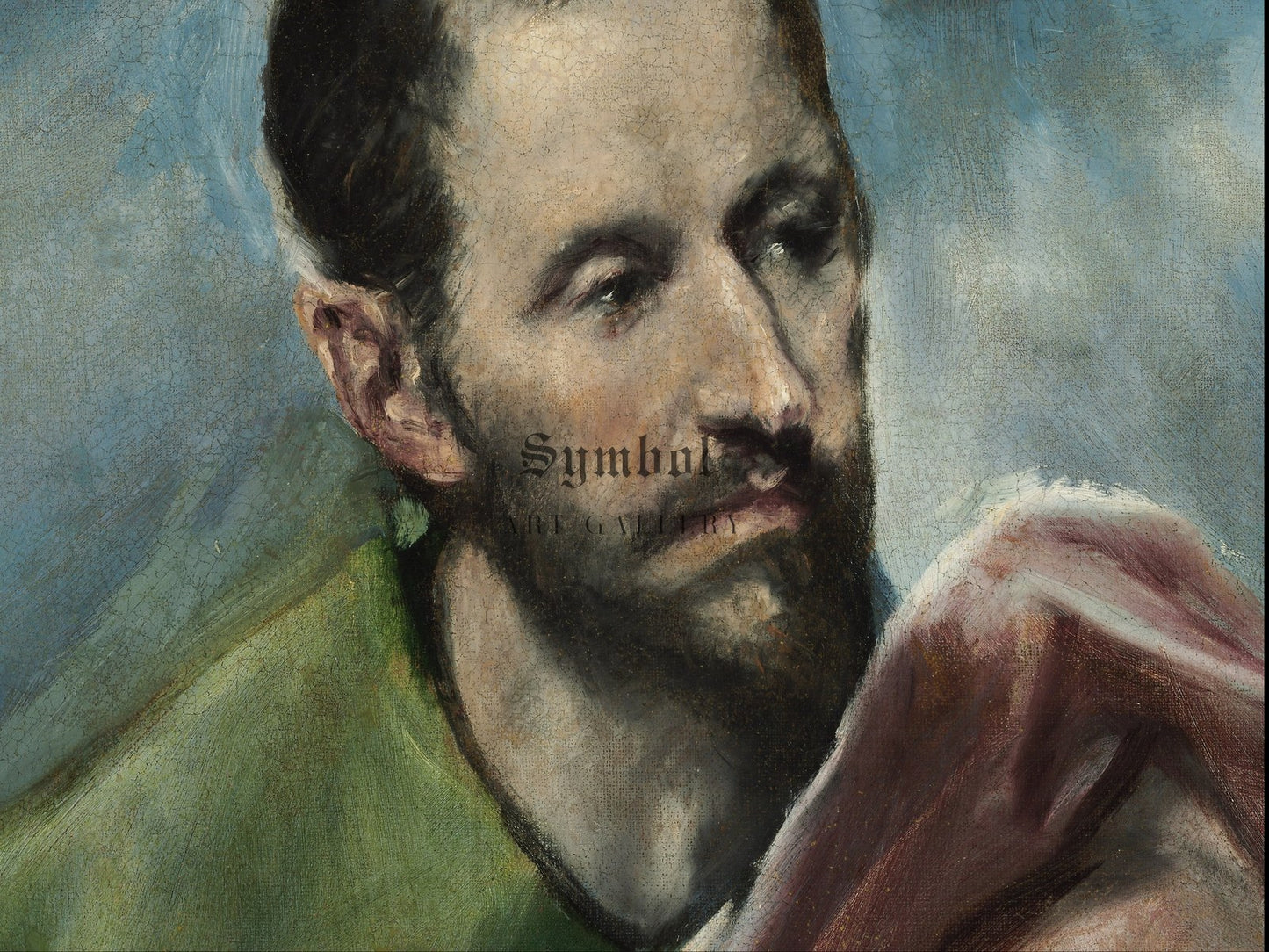 Saint James the Less by El Greco 1600, Wall Art Print, Fine Art Reproduction, Museum Quality Decor, Poster