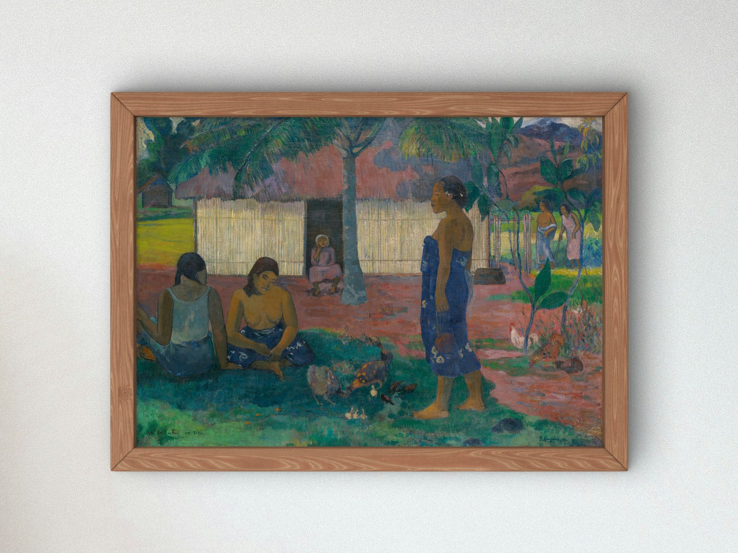 Why Are You Angry by Paul Gauguin 1896, Wall Art Print, Fine Art Reproduction, Museum Quality Decor, Poster