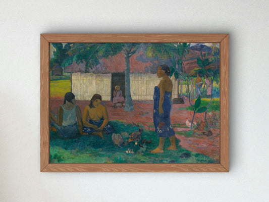 Why Are You Angry by Paul Gauguin 1896, Wall Art Print, Fine Art Reproduction, Museum Quality Decor, Poster